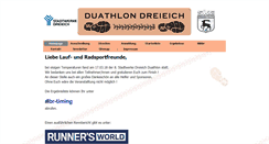 Desktop Screenshot of duathlon-in-dreieich.de